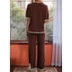 thumbnail image 4 of Pantalón de Punto de Corta, Color Marrón, Talla L, 4 of 7