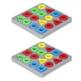 thumbnail image 1 of Juguete de Rompecabeza A Juego de Forma, Triángulo de Juguete de Clasificación de color de forma cuadrada educativa para para uso escolar para niños, 1 of 7