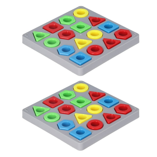 Juguete de Rompecabeza A Juego de Forma, Triángulo de Juguete de Clasificación de color de forma cuadrada educativa para para uso escolar para niños