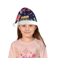thumbnail image 5 of Naloa Happy Mardi Gras Santa Hat for Kids Baby Christmas Hats,Girls Boys Toddler Plush Xmas Holiday Hat,Luxury Santa Claus Hat, 5 of 6