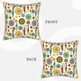 thumbnail image 3 of Xecao Beautiful African Womens Print Soft Velvet Decorative Throw Pillow Covers, Square Cushion Cases for Bed, Sofa, Living Room, Car, and Indoor Outdoor Use-18"x18", 3 of 8
