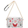 thumbnail image 2 of FORMRS Women Crossbody Purse with Chain Strap Vegan Leather Shoulder Handbag, Gray Christmas Santa, 2 of 7