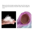 thumbnail image 3 of Ball Jointed Doll  Simulation Scalp Soft High Temperature Silk Doll Replacement Hair  For 15.5 To 17cm Head Circumference, 3 of 8