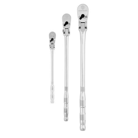 

Craftsman V-Series 1/2 1/4 and 3/8 in. drive Long Flex Head Ratchet Set