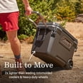 thumbnail image 3 of Coleman Convoy Series 65-Quart Hard Cooler with Wheels, up to 48 Cans, Brown Walnut Color, 3 of 8