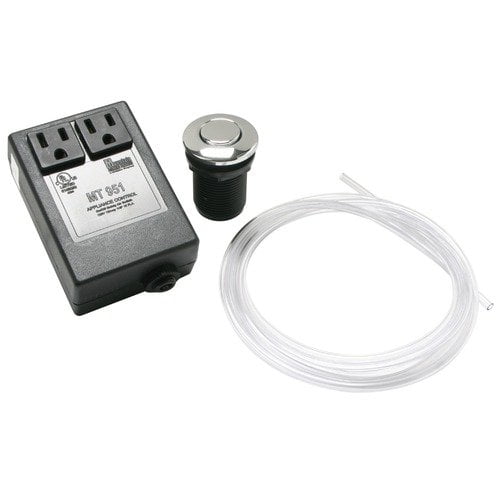 Mountain Plumbing Classic Touch Waste Disposer Air Switch with Round Style Push Button