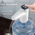 thumbnail image 2 of Bomba dispensadora de agua, bomba eléctrica portátil para botellas con carga USB, dispensador multiusos, 2 of 6