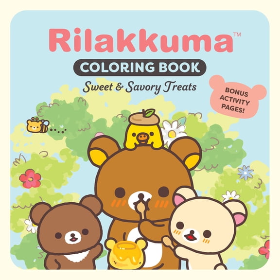 Rilakkuma Rilakkuma Coloring Book: Sweet & Savory Treats, (Paperback)