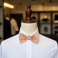 thumbnail image 2 of OCIA Mens Pre-tied Solid Bowtie Adjustable Formal Tuxedo Bow Tie for Wedding Party, 2 of 5