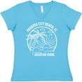 thumbnail image 3 of Inktastic Summer Vacation Mode Panama City Beach Florida Women's V-Neck T-Shirt, 3 of 5