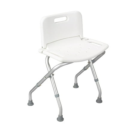 Bath Bench with Back, Assembled, 1 ea