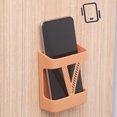thumbnail image 2 of Soporte de enchufe de rack de almacenamiento de control remoto montado en la pared sin perforaciones (naranja) Likrtyny Para estrenar, 2 of 8