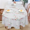 thumbnail image 5 of Grey Oval Tablecloth 60x84in for Oval Table Waterproof Table Cloths for Dining Room Indoor Outdoor Table Cloth, 5 of 6