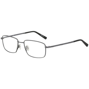 Flexon Eyeglasses Nathaniel 600 033 Gunmetal Titanium Alloy Optical Frame 54mm