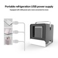 thumbnail image 4 of Ventilador de refrigeración eléctrico USB Oficina en casa Escritorio Mini Ventilador de refrigeración por aire de iones negativos portátil, Negro Jumpingount HA6029-02B, 4 of 6