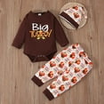 thumbnail image 2 of adviicd Baby Boy Outfits Long Sleeve Unisex Baby 2 Outfit Bundle Mix Match Pants Set (Brown,18-24 Months), 2 of 9
