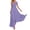 C-Light Purple343, variant on DHFJKG Wedding Guest Dresses For Women Summer V Neck Short Sleeve Bohemian Flowy Swing A-Line Solid Color Maxi Sundress Soft Dresses