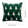 thumbnail image 3 of AuroraX Corduroy Throw Pillow Covers 18x18 Inch Green Christmas Softer Pillow Covers Bohemian Striped Outdoor Christmas Tree Cushion Cover Room,Livingroom Decor, 3 of 6