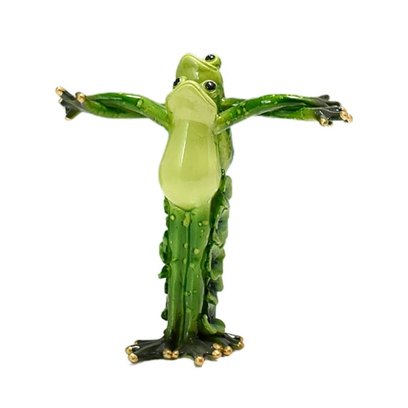 Creative Resin Frog Figurine Decor,Couple Frog Statue,Animal Collectible Figurines Mascot