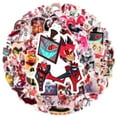 thumbnail image 4 of 56Pcs Hazbin Hotel Stickers, Alastor Waterproof Stickers for Kids Adults Fans, Decor Decals for Water Bottle Laptop Skateboard, Bumper Scrapbooking Fans Supply, 4 of 6