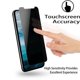 thumbnail image 5 of Protector de pantalla SUSUchens con borde redondo y dureza 9H, vidrio templado, protector de privacidad para iPhone X, XS, XR, 8/7/6/6S Plus, 5 of 8