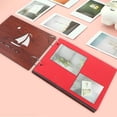 thumbnail image 4 of DIY Scrapbook Album Wooden Rustic Style Photo Album DIY Blank Picture Album, 4 of 9