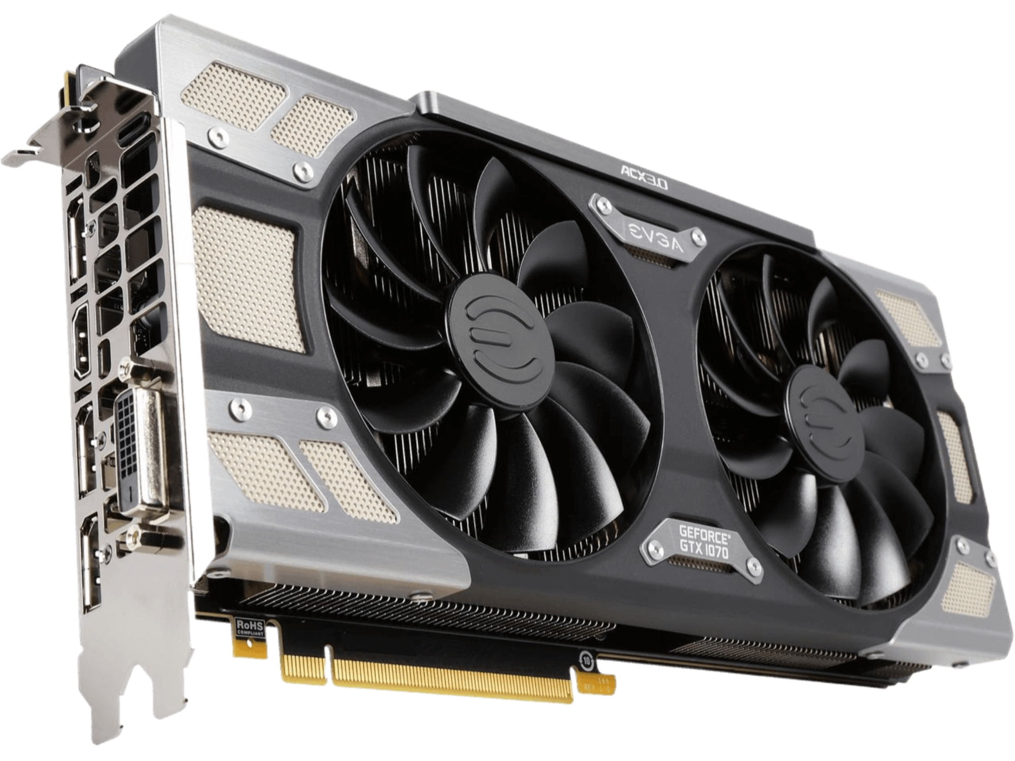 EVGA GeForce GTX 1070 FTW GAMING 8GB GDDR5 ACX 3.0 RGB LED DX12 OSD Support Graphics Card 08G-P4-6276-RX