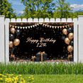 thumbnail image 7 of Birthday Decoration Banner Happy Birthday 12th Party Birthday Banner for Celebration Indoor Decoration Kids Event, 7 of 7