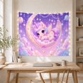 thumbnail image 5 of Toned Core Winged With Unicorn Flowing Mane Tail, Mystical Fantasy for Space Lovers, Galaxy Room Decor, Valentine's Day Gift, Tapestry Wall Hanging for Bedroom and Dorm, 5 of 7