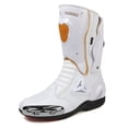 thumbnail image 4 of JG WOLVES - Motorcycle Boots - All-Season Comfort & Adventure - Waterproof Touring & Off-Road Riding Shoes - For Men & Women,White,43, 4 of 29