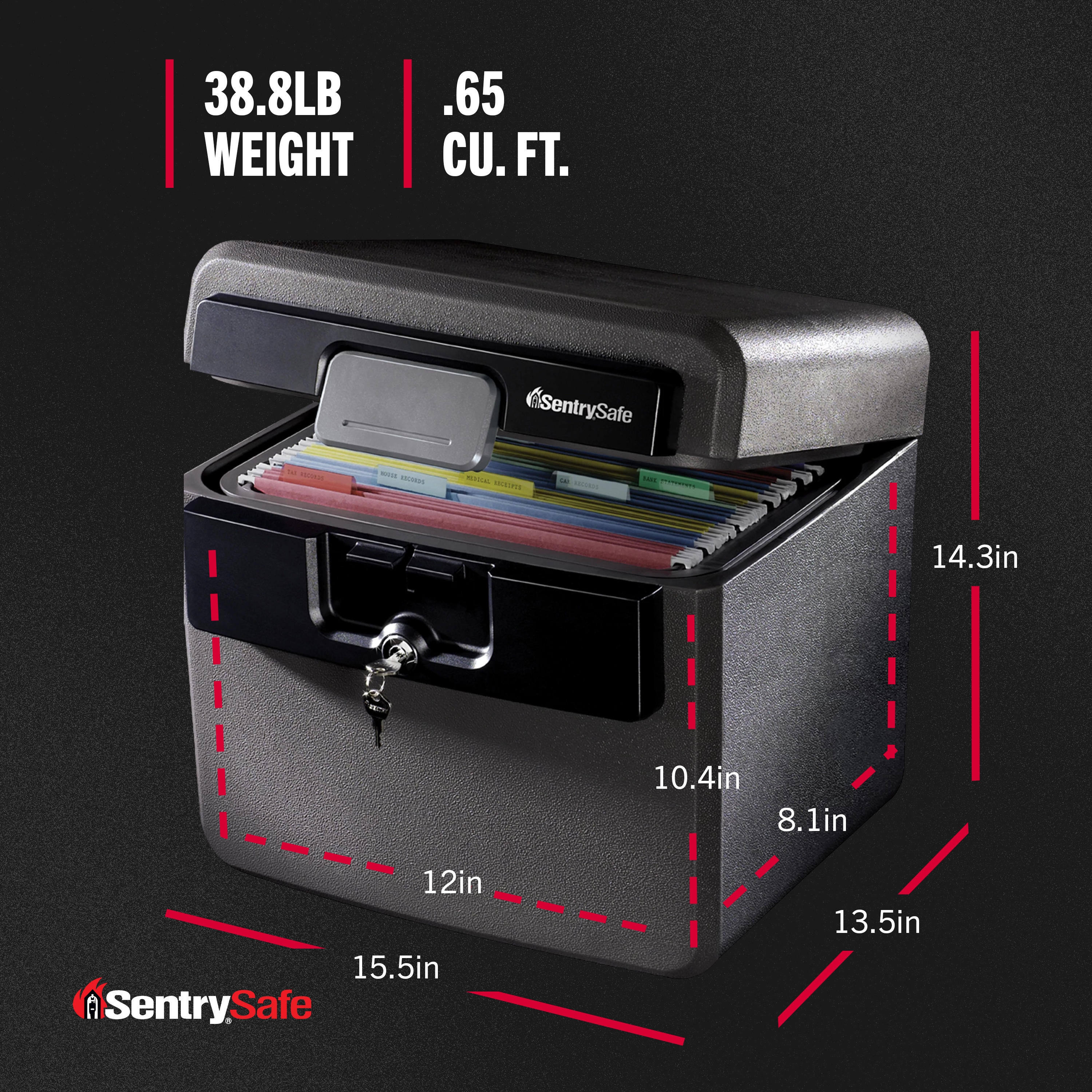 SentrySafe HD4100 Fire & Water Resistant File Safe photo 2