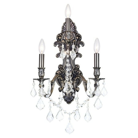 

Copper Grove Brass 3 Light Wall Sconce With Antique Brass Finish - Antique Brass