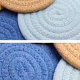 thumbnail image 4 of 8pcs Tressé Tasse Sous-Verres, Mignon Coton Rond Tissé Sous-Verres Boire Absorbant Tissé Sous-Verres, 4 of 5