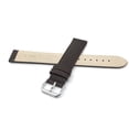 thumbnail image 4 of Bandini Double Extra Long (XXL) 16mm Womens Italian Leather Watch Band Strap - Brown - Padded - Buffalo Pattern, 4 of 6