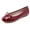 Patent Leather Wine Red, variant on UKAP Women Walking Shoes Comfort Flats Memory  Loafers Ballets Slip-Ons Breathable Casual Shoe Silver 5