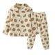 thumbnail image 2 of Cowsor Cute Kids Clothes Long Sleeve Print Sweatshirt Top and Pants Set Toddler Loungewear, 2 of 7