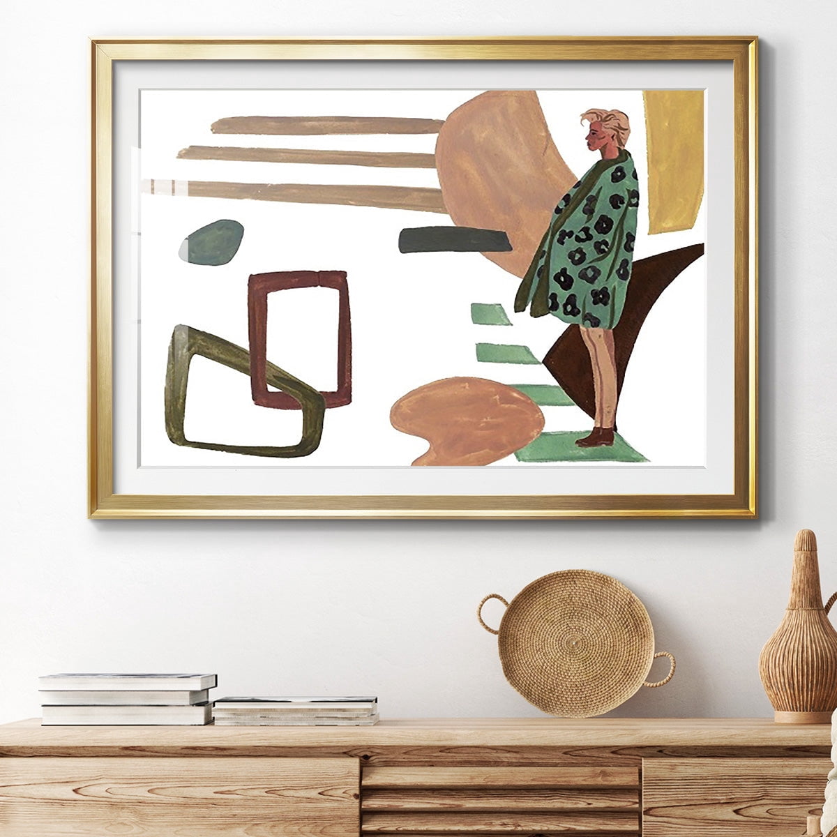 Vintage Vibes V Premium Framed Print - Ready to Hang