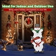thumbnail image 4 of Patiojoy Christmas Yard Sign 54" Snowman Xmas Decorations W/ Stakes & String Lights, 4 of 10
