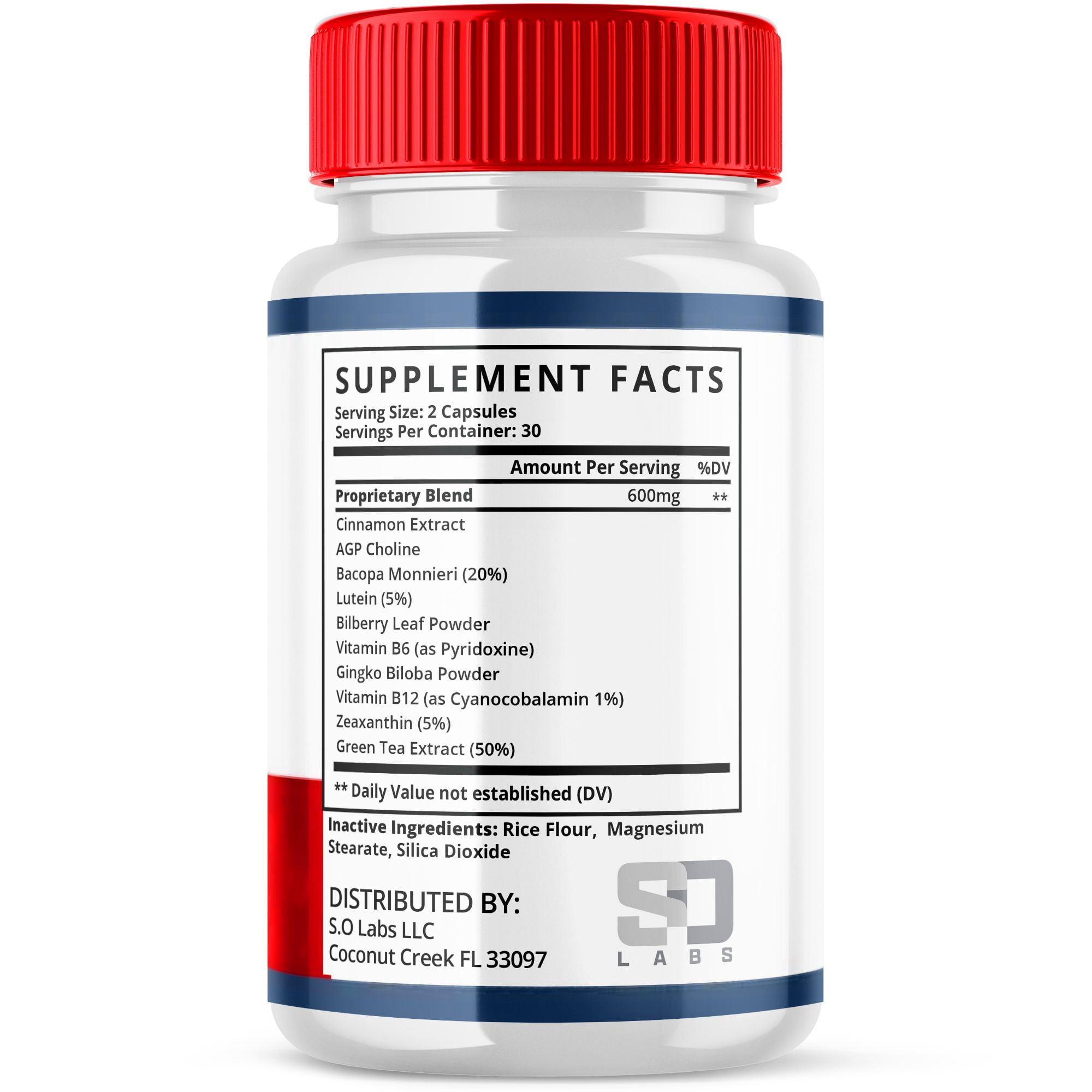 GlucoSynq Blood Support Advanced Formula Supplement Natural Ingredients 120 Capsules