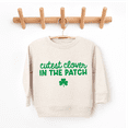 thumbnail image 3 of Bump and Beyond Designs Cutest Clover St. Patrick's Day Sweatshirt for Toddlers (Heather Grey 7), 3 of 5