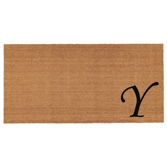 Urban Chic Monogram Doormat, 30" x 48" (Letter Y)