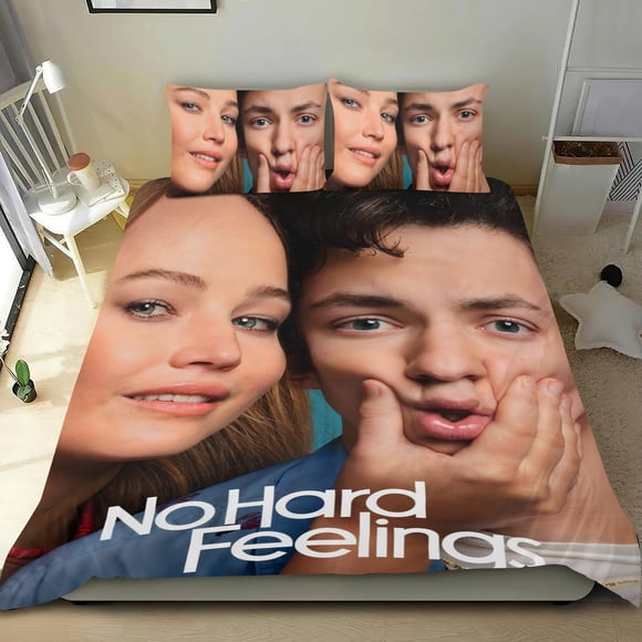 Sin Resentimientos Conjunto de sábanas temático, trío de piezas, cómodo y amigable con la piel, diseño único, regalo de decoración para el hogar para familiares, amigos y fans, 90 cm * 190 cm