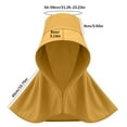 thumbnail image 3 of LADIGASU Full Face Shoulder And Neck Hat Integrated Sunscreen Shawl Summer Fisherman Hat Oversized Sun Hat Cycling Sun Hat, 3 of 5