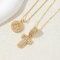 thumbnail image 2 of Xihbxyly Collares con Letras Iniciales, Juego de Joyas con Colgante Personalizable, Detalles de Piedras Brillantes, Longitud Ajustable para Mayor Comodidad, para Uso Diario o Ocasiones Especiales, Re, 2 of 2