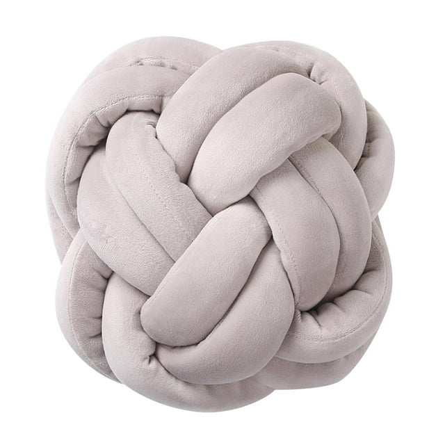 yuksok Chunky Yarn Crocheting Blankets DIY Jumbo Yarn for Throw Pillow Rugs Crochet Light Gray