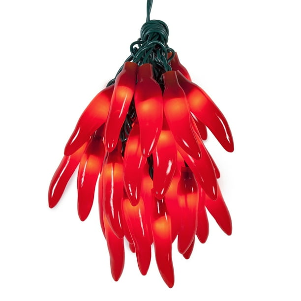 Chili Pepper Lights String Set Red 35 Cer Com Chili Pepper Lights String, Chilli Pepper String Lights