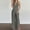 Gray, variant on Womens Sleeveless Backless Jumpsuit with Pockets High Waist Wide Leg Pants for Women
