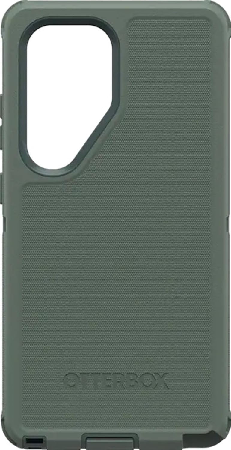 OtterBox Galaxy S25 Ultra (Only) Defender Series Pro Case - Forest Ranger (Green) - Holster Clip Included - Rugged & Durable - with Port Protection, Wireless charging compatible, Non-Retail Packaging
