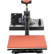 BENTISM Heat Press Machine 5 in 1, 15X15 Combo Digital Multifunctional Sublimation Heat Transfer Machine, 360 Degree Rotation Swing Away Heat Press for Printing T Shirts Hat Mug Cap Plate 1050W