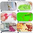 thumbnail image 4 of Halloween Diamond Painting Kits for Adults, 5D Diamond Art Kits for Beginners,  DIY Full Round Drill Gem Art Rhinestone Art and Craft Kit for Home Wall Decor 12x16Inch, 4 of 5